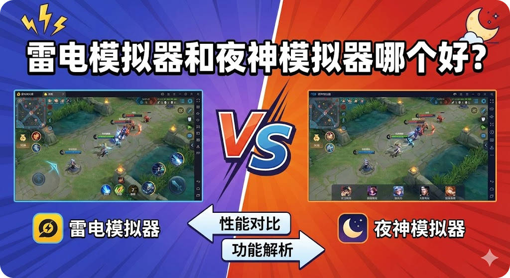 雷电模拟器 vs 夜神模拟器