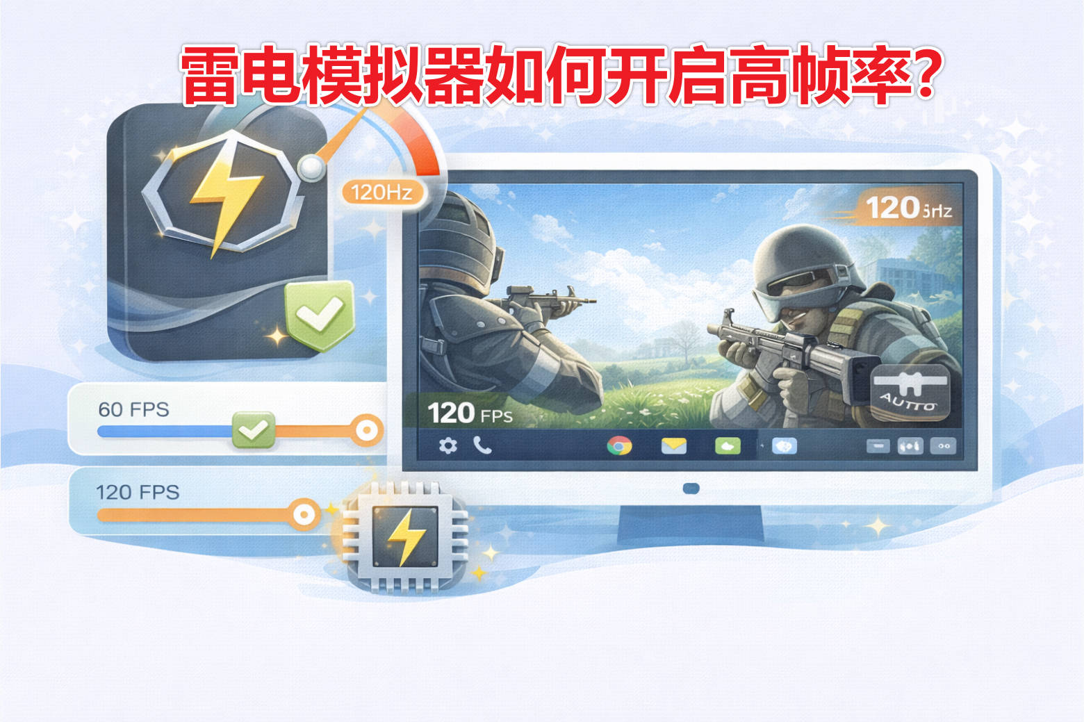 雷电模拟器如何开启高帧率?