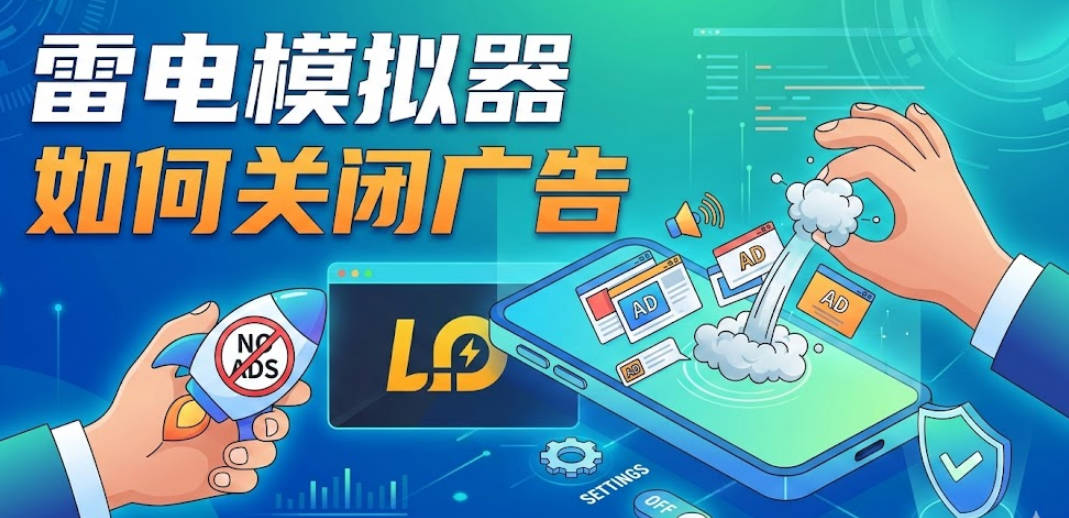 雷电模拟器如何关闭广告