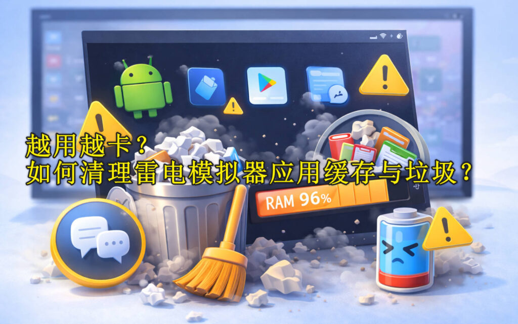 如何清理雷电模拟器应用缓存与垃圾