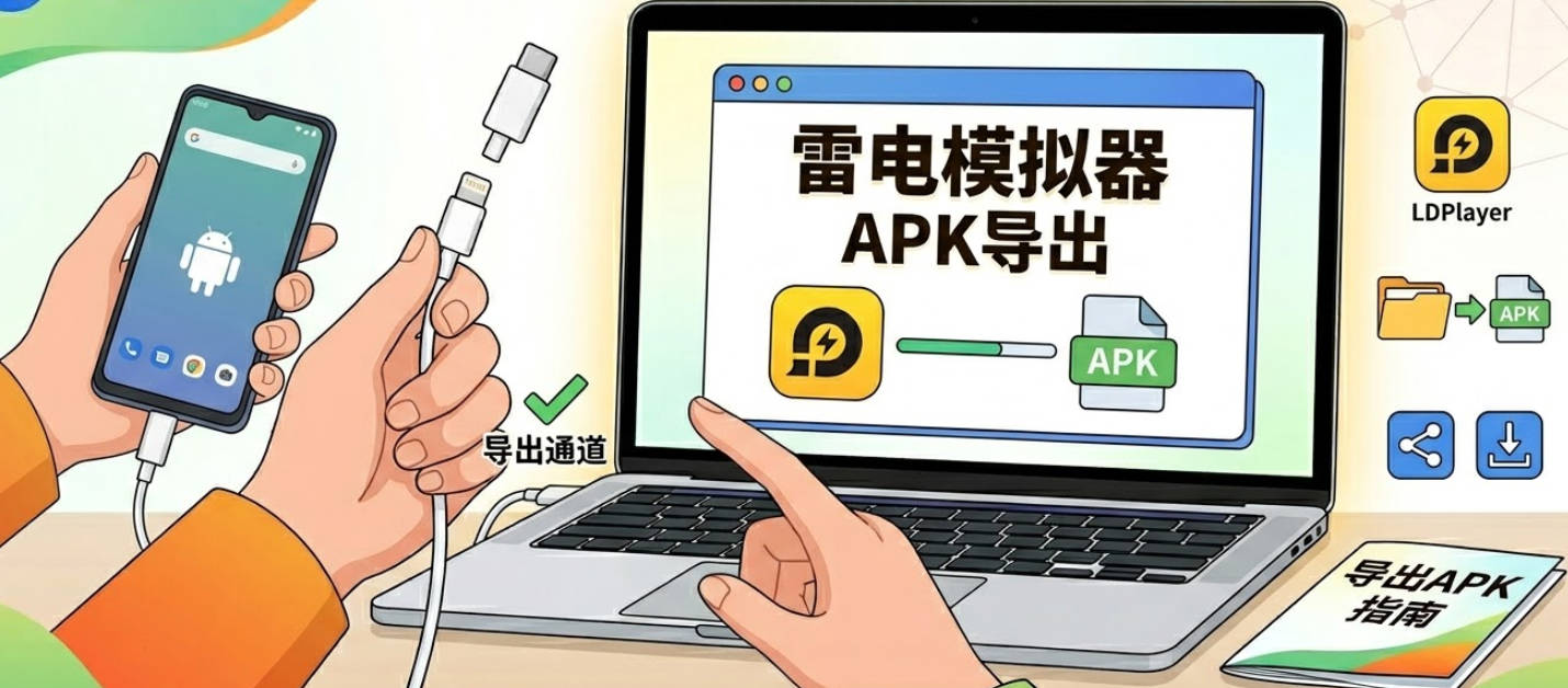 雷电模拟器怎么导出APK